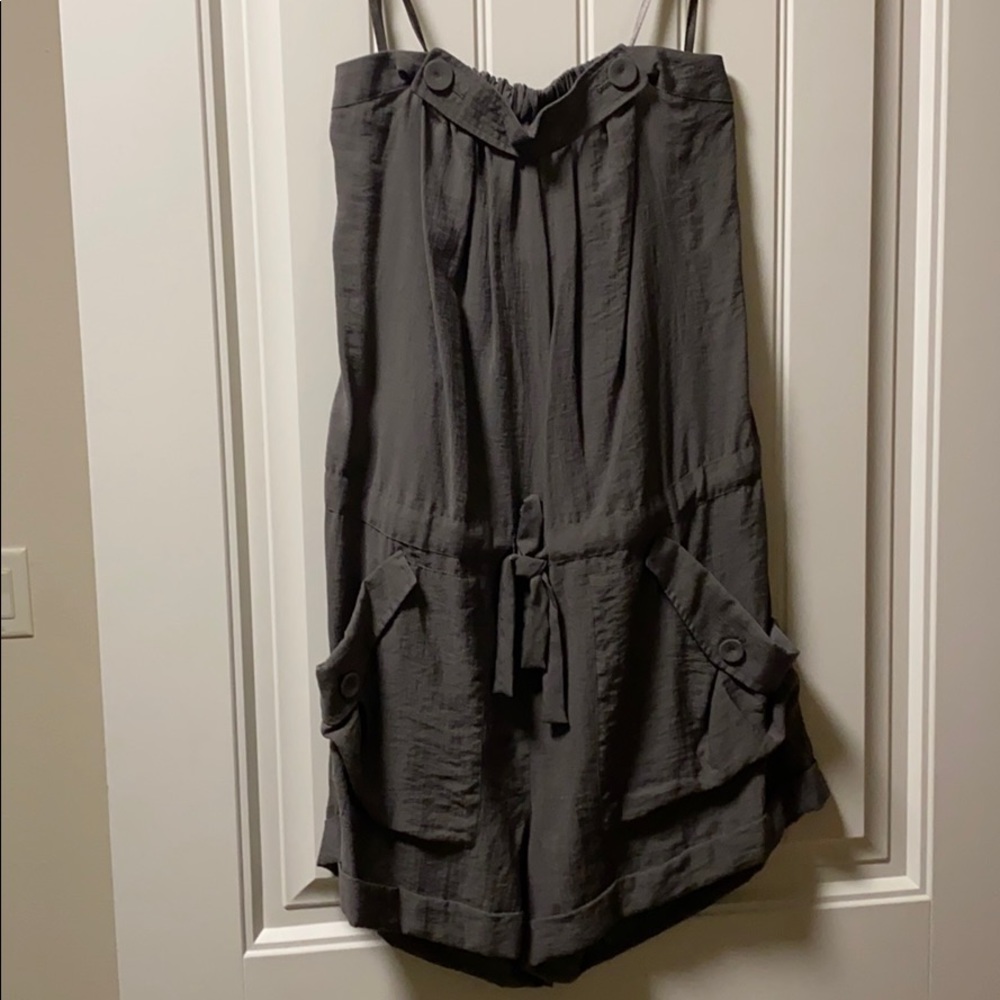 BCBG romper, strapless